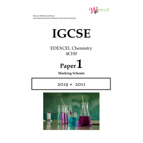 Edexcel Chemistry 4CH0 | Paper 1